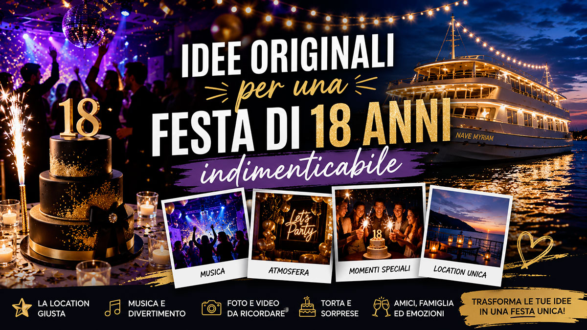Idee originali per festa di 18 anni con luci, torta, musica e amici
